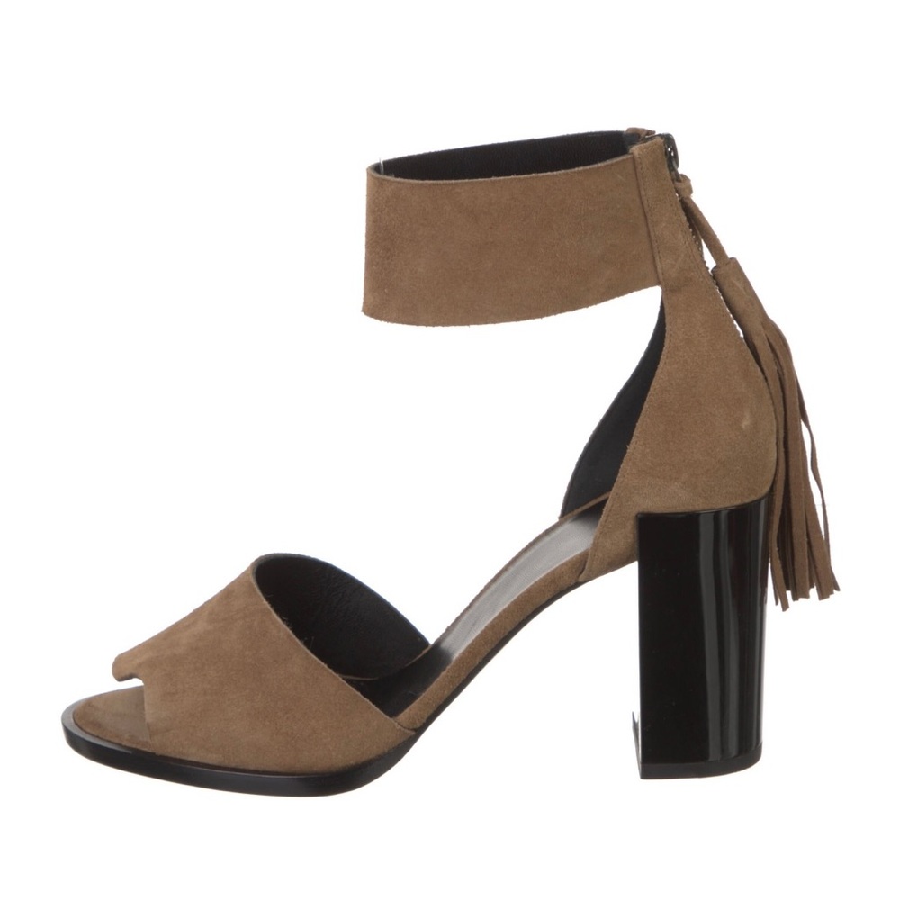 Pierre Hardy Suede Tassel Accents Sandals - leather- brand new - size 9
